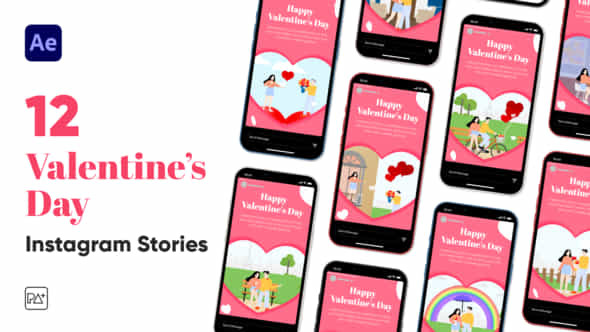 Valentines Day Instagram - VideoHive 43466719