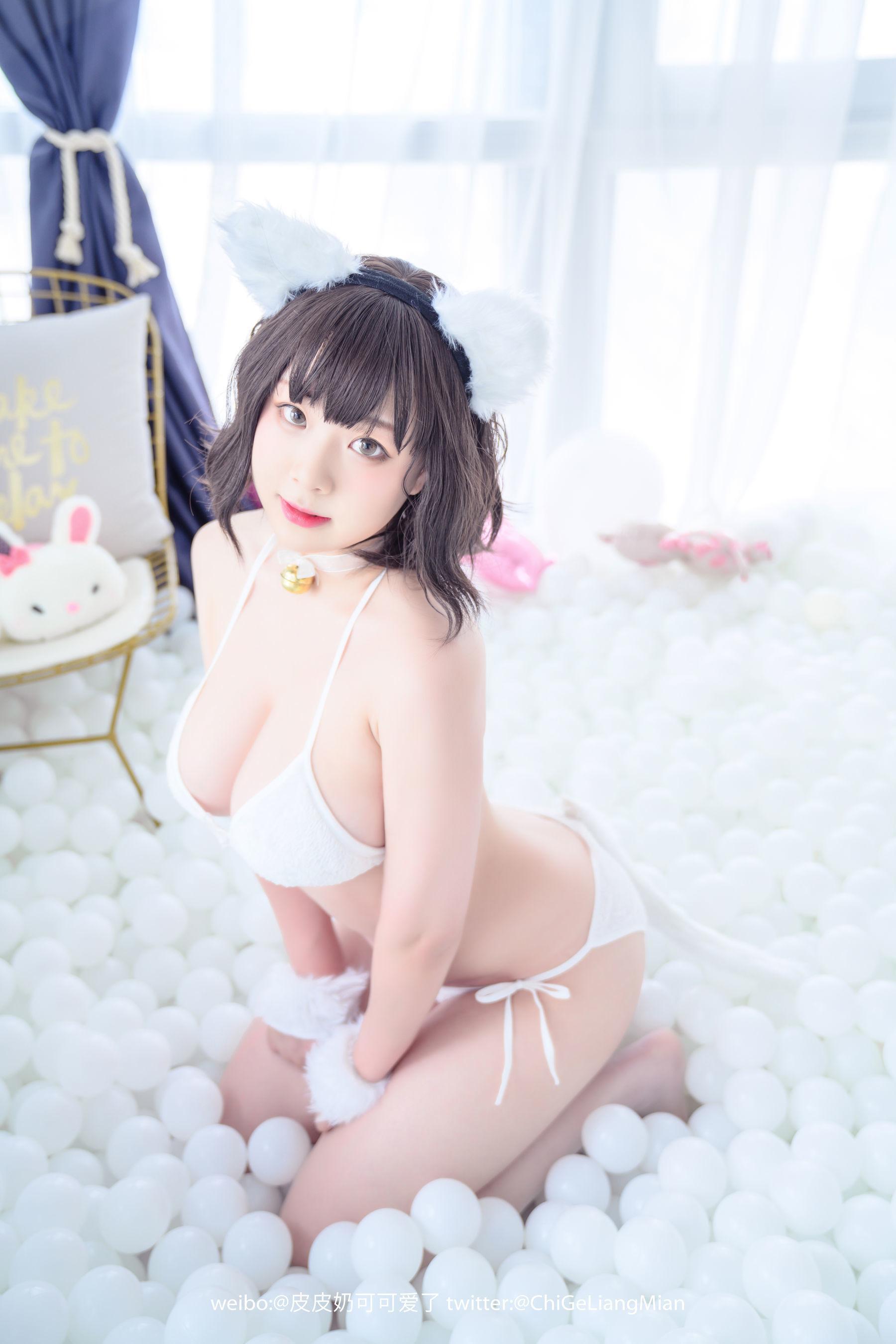 [美女Coser] 皮皮奶可可爱了啦 《白猫》 写真集(8)