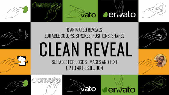 Clean Reveal - VideoHive 20344024