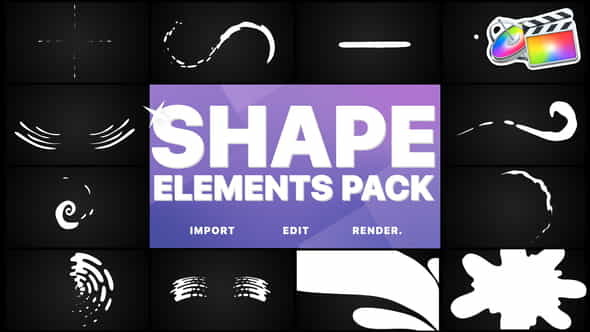 Shapes Collection | FCPX - VideoHive 26138789