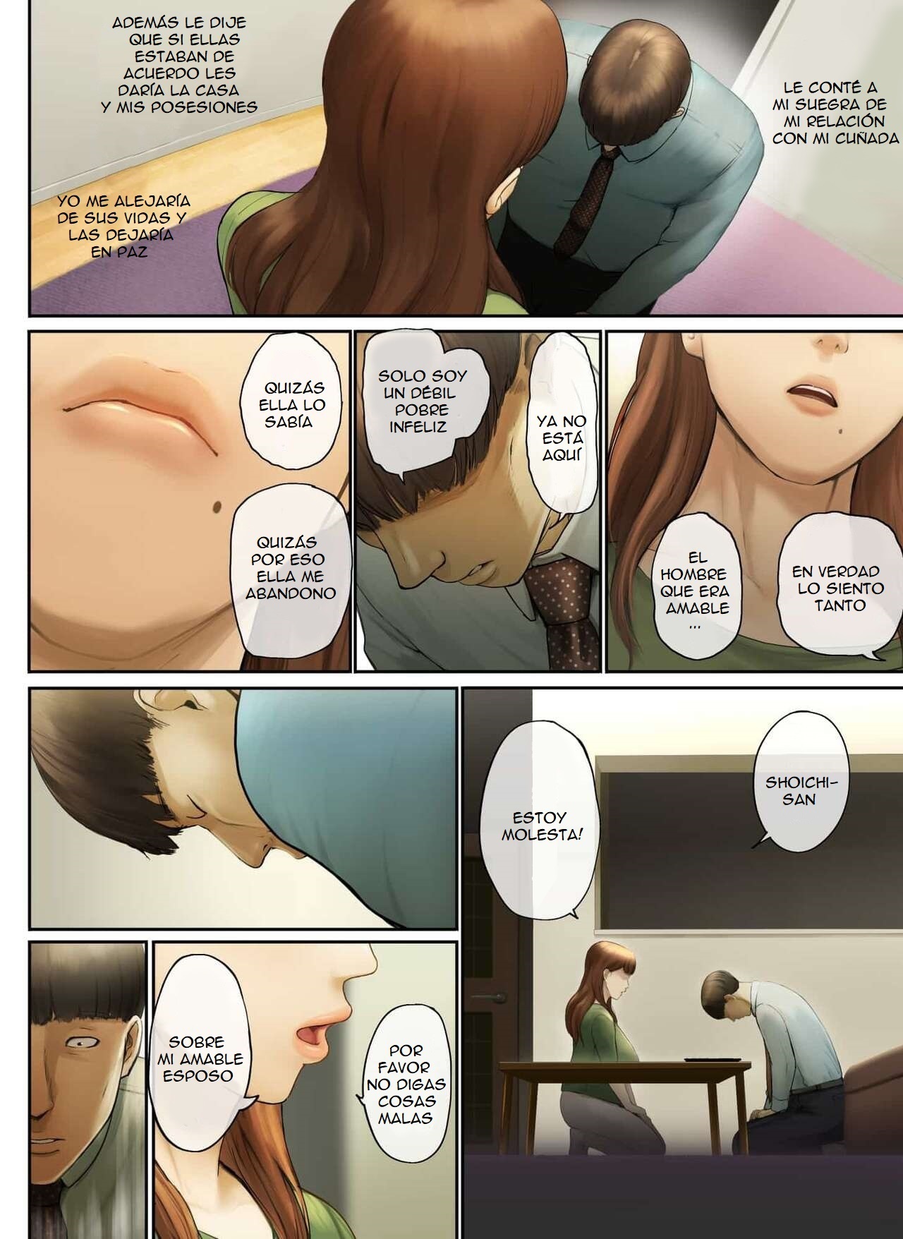 [Chinjao Girl. (Special G)] "Yasashii Dake no Otoko" to Tsuma ni Sute Raretanode... [Spanish]