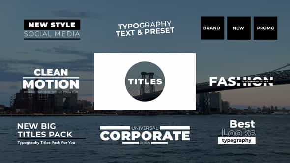 Typography Titles - VideoHive 40433995