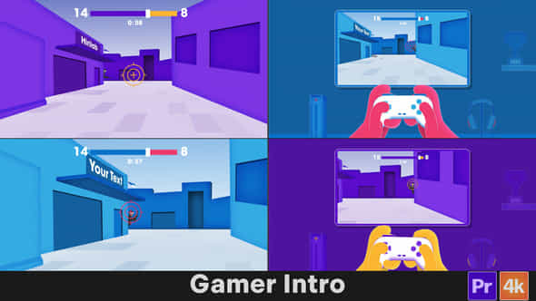 Gamer Intro - VideoHive 44107329