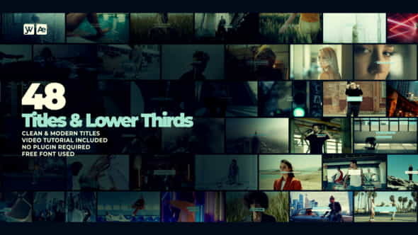 TitlesLower - VideoHive 39444068