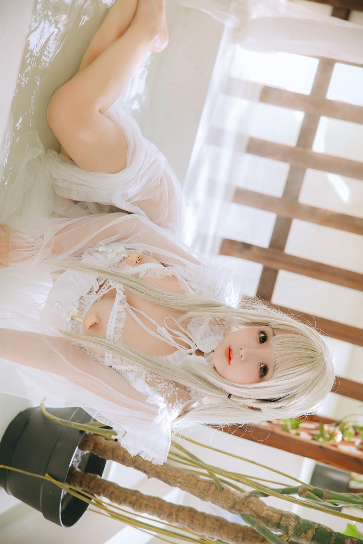 Cosplay Rinaijiao日奈娇 白纱衣 Set.01(58)