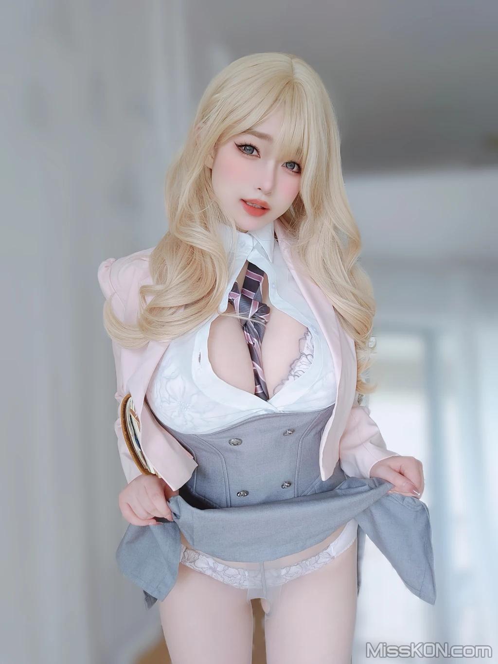 Coser@女主K: 催眠傲娇的前辈 (78 photos)(67)