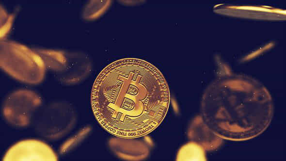 Bitcoin Logo Reveal - VideoHive 51507162