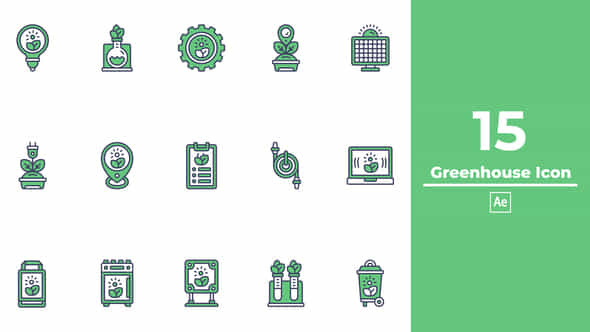 Greenhouse Icon After Effects - VideoHive 50054463
