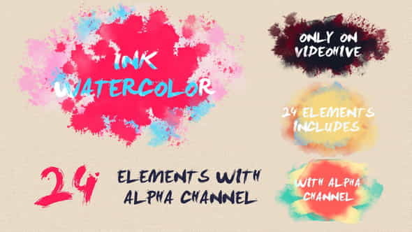 Ink Watercolor - VideoHive 22468394
