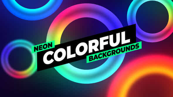 Neon Backgrounds - VideoHive 54128607