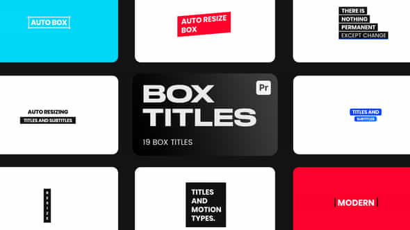 Box Title for - VideoHive 43428014