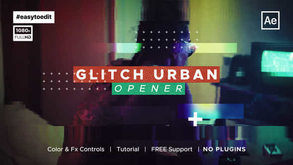 Urban Glitch Opener - VideoHive 35645773
