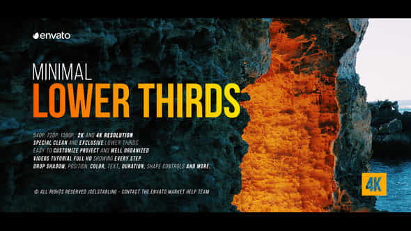 Minimal Lower Thirds For Davinci Resolve - VideoHive 37093026