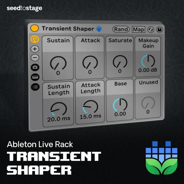 Seed to Stage Transient Shaper Ableton Rack