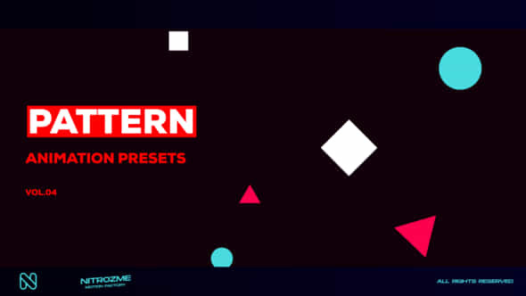 Pattern Motion Presets - VideoHive 47667911