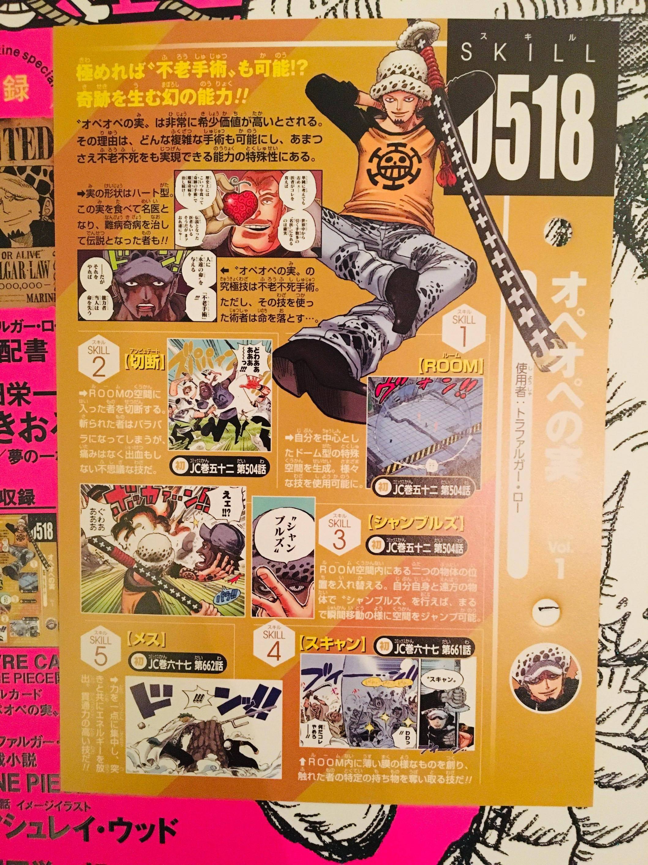 Vivre Card One Piece Visual Dictionary New One Piece Databook On Sale 4th September Page 32