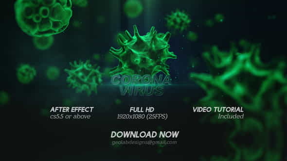 Corona Virus TitleslVirus OpenerlMedical TemplatelHealthcare - VideoHive 25700400
