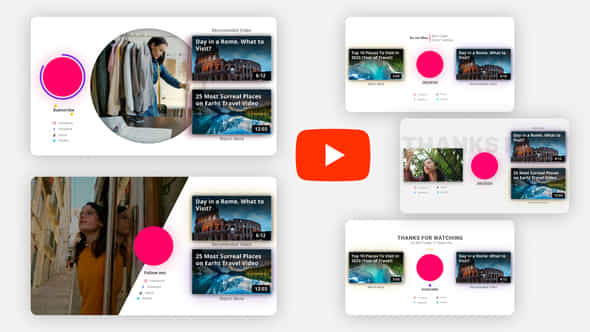 YouTube End Screens - VideoHive 44880634