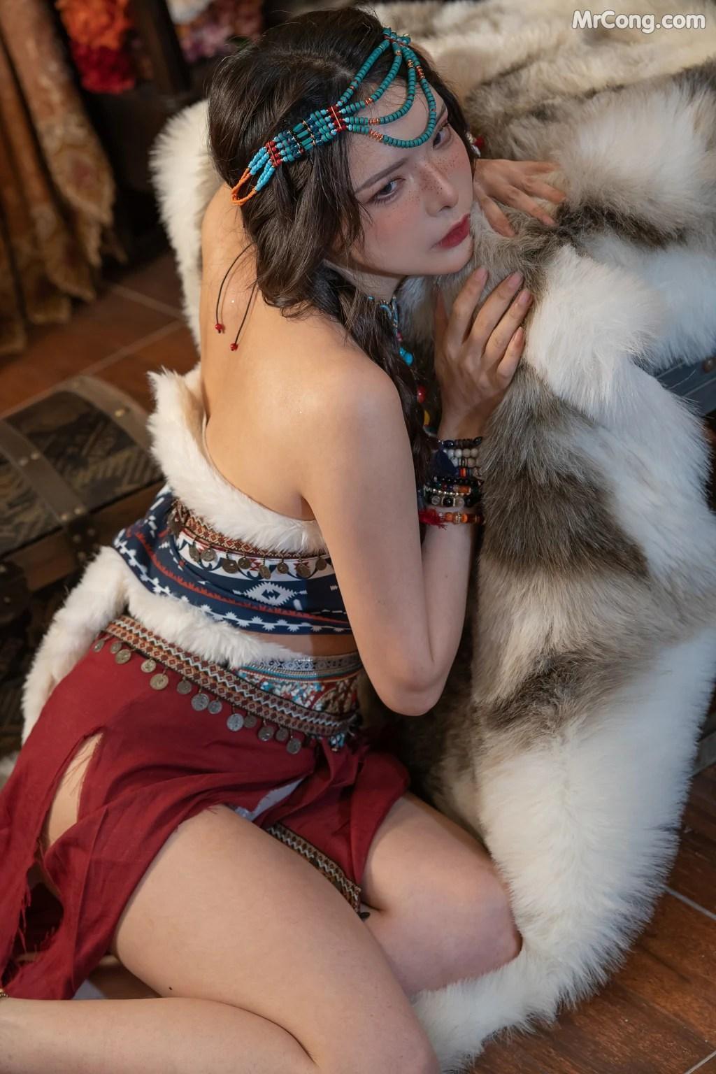 Coser@Xia Xiao Qiu Qiu Qiu (夏小秋秋秋) No.080: 雀斑少女 (34 photos)(27)