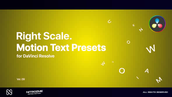 Right Scale Motion - VideoHive 47355632