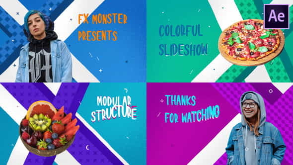 Colorful Cartoon Slideshow | After - VideoHive 26806586