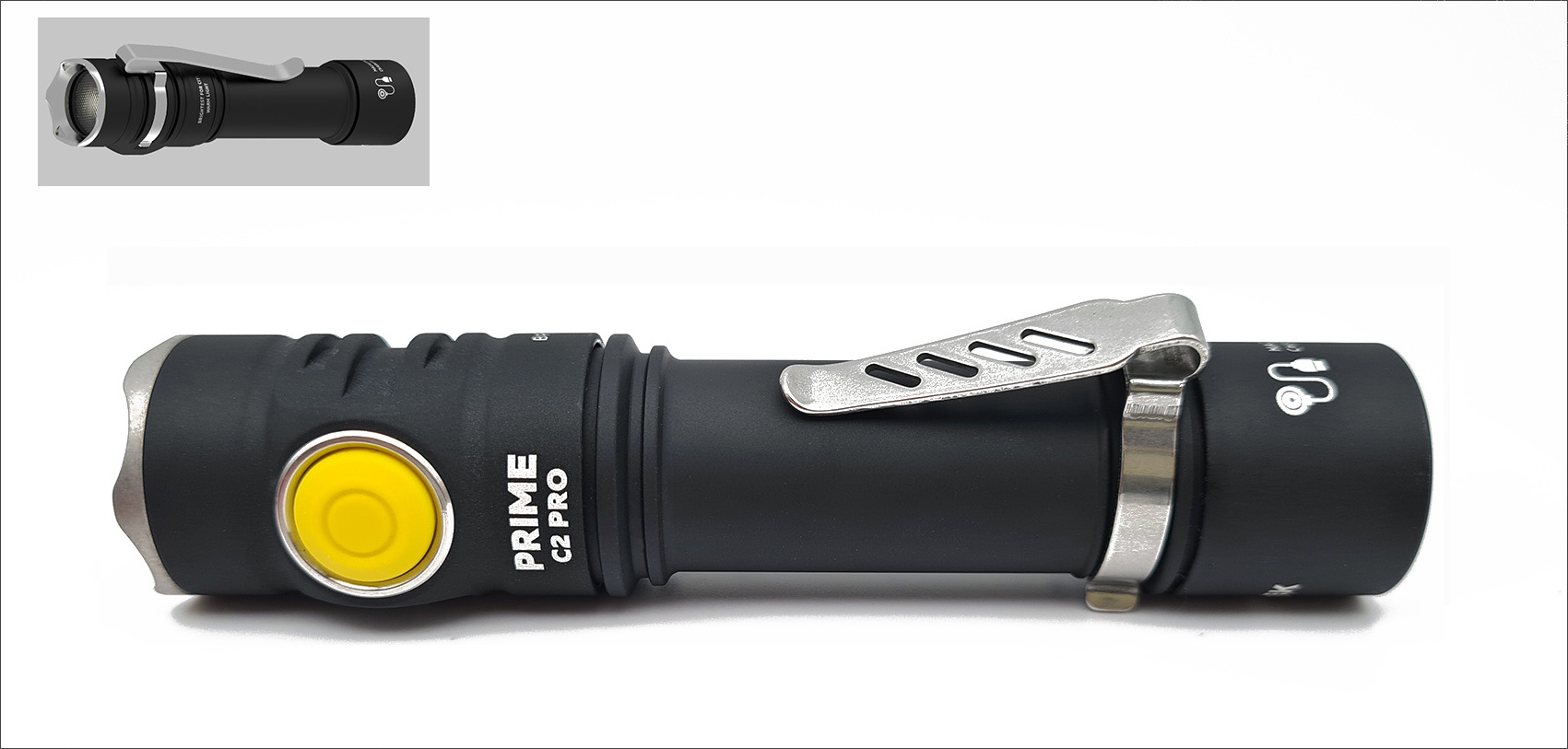 Lampe torche Armytek Prime C2 PRO Magnet USB (Warm) / 2230 lumens - Accu  18650 3500 mAh inclus + chargeur USB