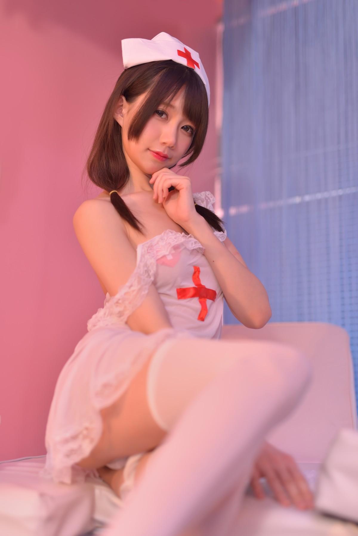 Cosplay Nagisa魔物喵 性感看护师 Set.01(4)