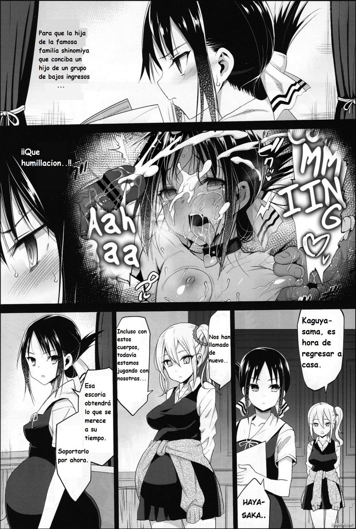 Shinomiya Kaguya o Goukan Shitai 2 (Kaguya-sama wa Kokurasetai)  xxx comics manga porno doujin hentai español sexo 