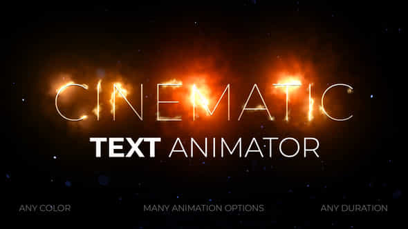 Cinematic Title Animator - VideoHive 46328366