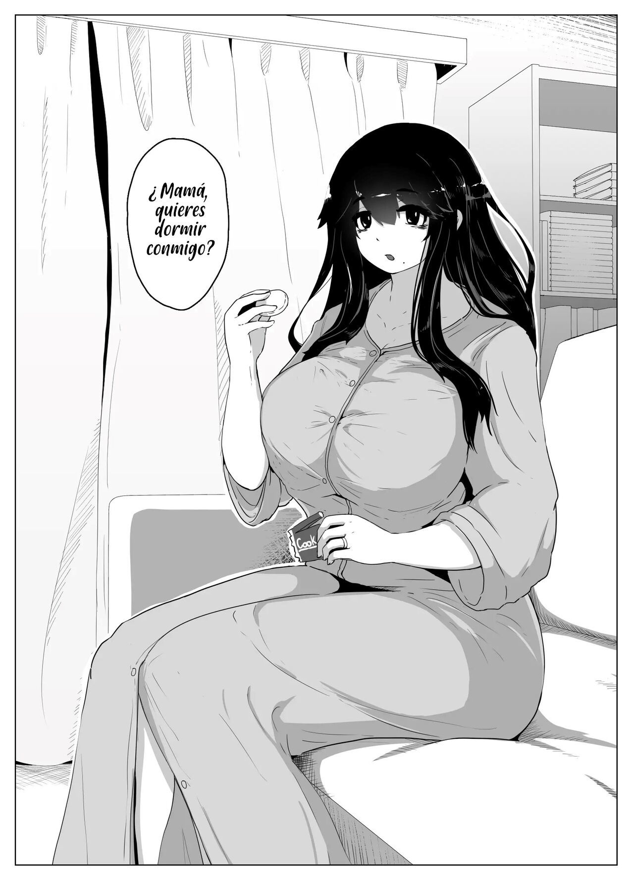 [hahayamoya (moya)] Oyasumi, Okaa-san I  Good Night, Mom I [Spanish]  [Al Chile no Sé Scan]