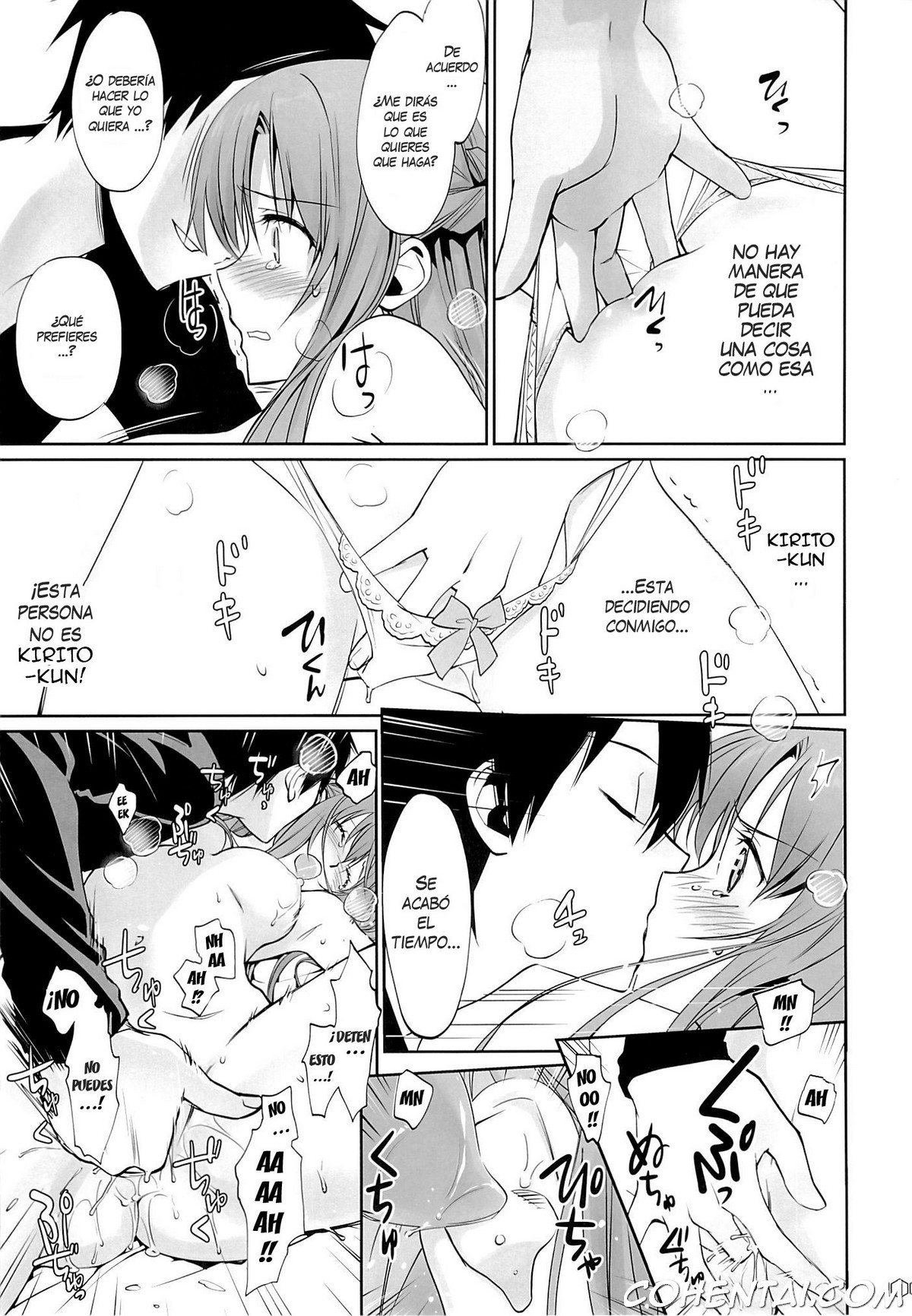 turnover (Sword Art Online) xxx comics manga porno doujin hentai español sexo Asuna Yuuki Kazuto Kirigaya | Kirito Suguha Kirigaya Sword Art Online