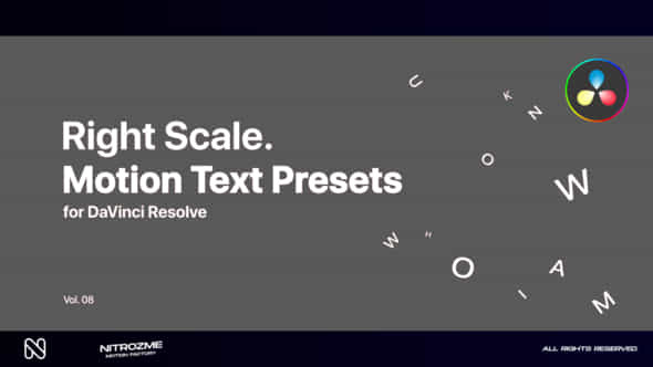 Right Scale Motion - VideoHive 47045578