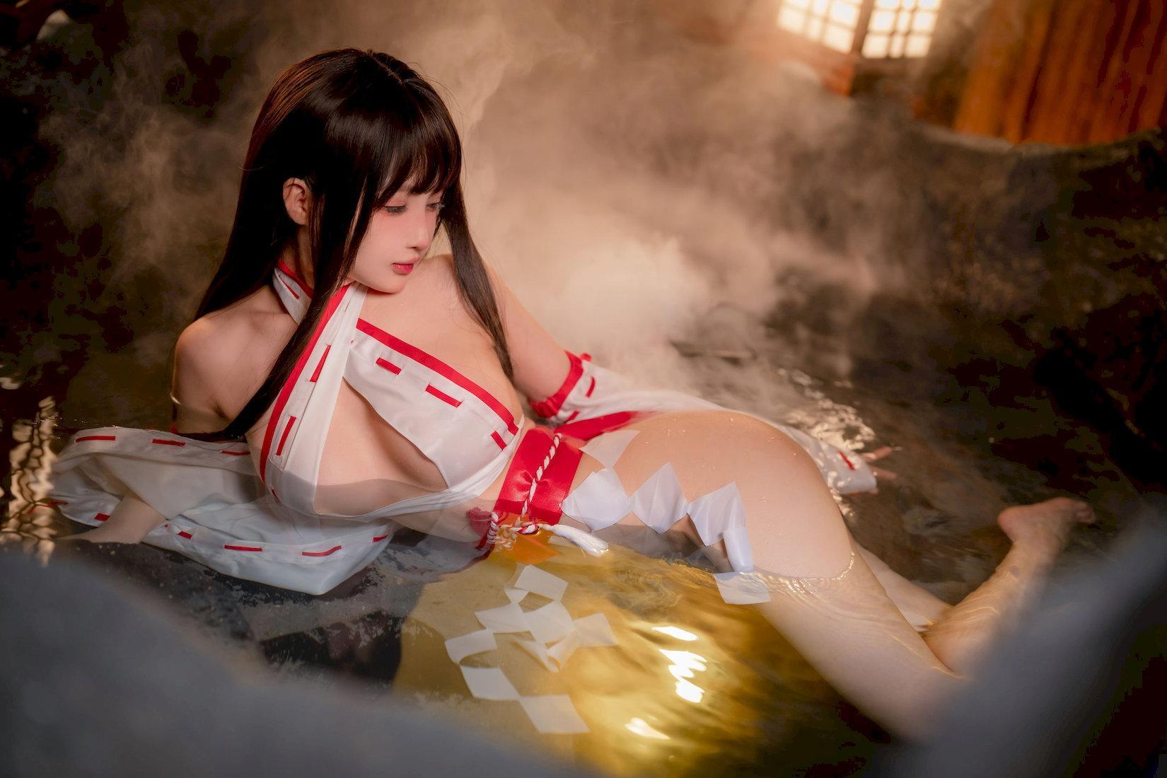 [福利女神cosplay] 桜井宁宁 - 纯洁巫女/61P(46)