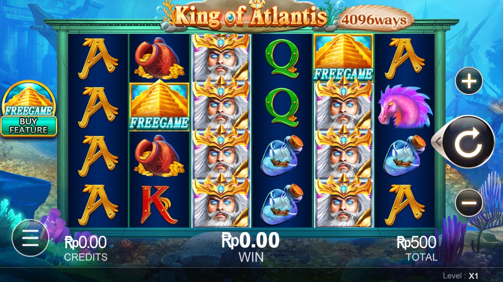 Slot Online King Of Atlantis | CQ9