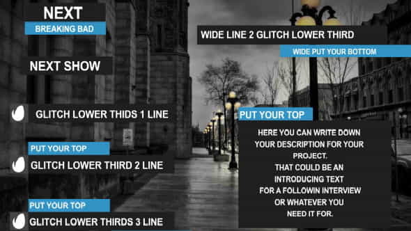 Glitch Lower Third - VideoHive 9334205