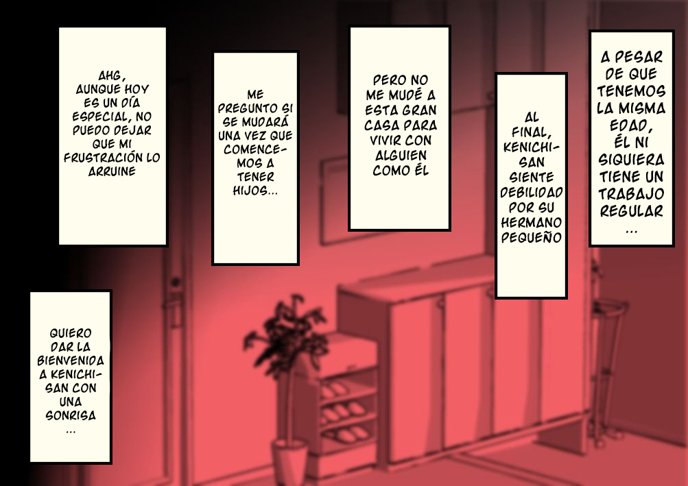 [Koubaitei] Teishu no Otouto ni Netorareta Wakazuma [Spanish]