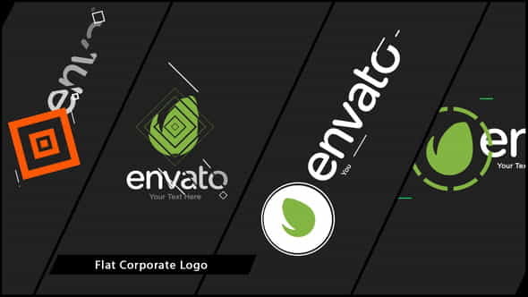 Flat Corporate Logo V01 - VideoHive 18438180