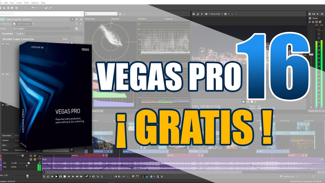 uUDTvCq5_o - Vegas Pro 16 2018 Final [edicion de video y audio profesional] [UL-NF] - Descargas en general