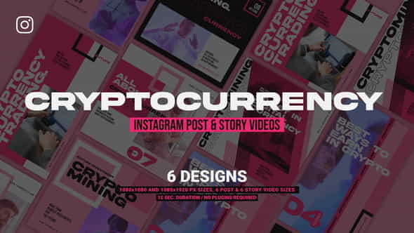 Cryptocurrency Promotion Instagram - VideoHive 38102299