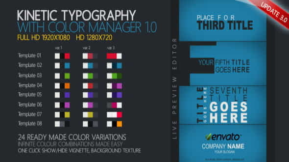 Kinetic Typography - VideoHive 179385