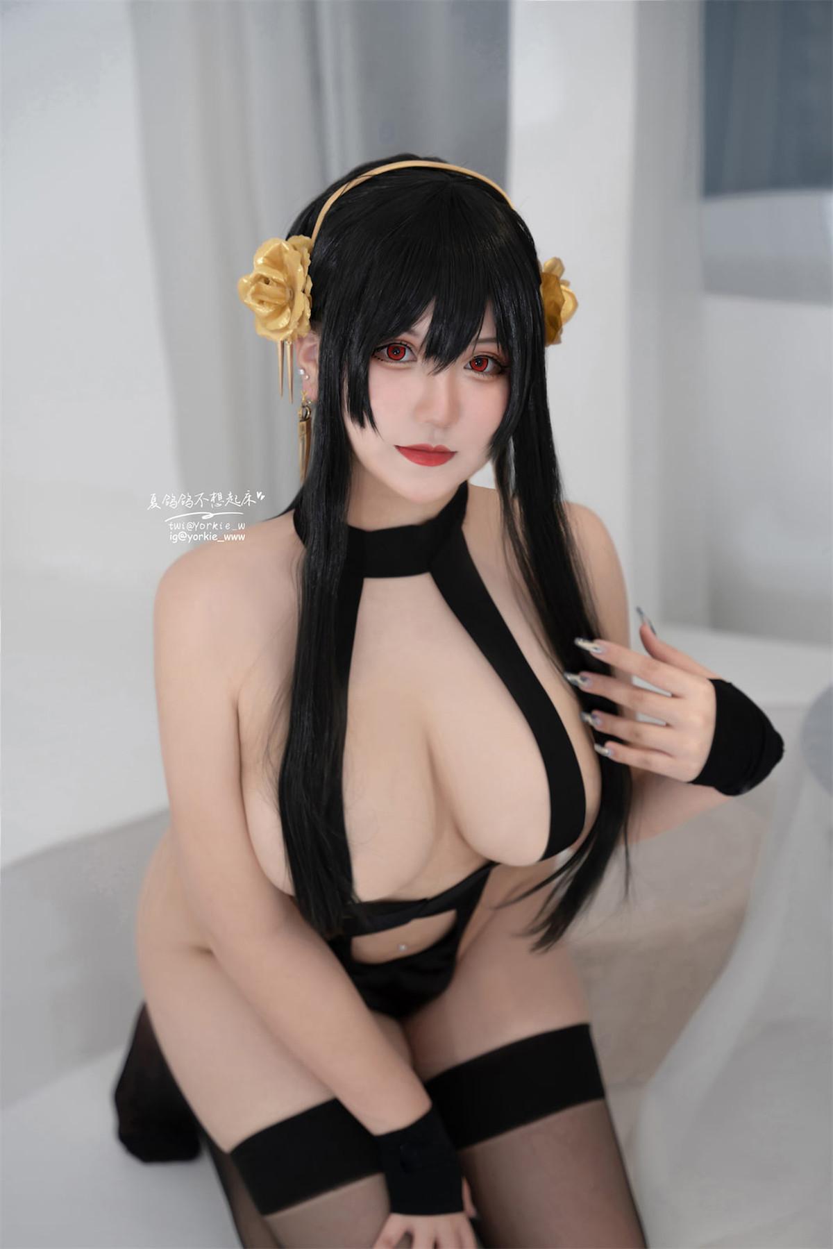 Cosplay 夏鸽鸽不想起床 约尔太太泳衣(3)