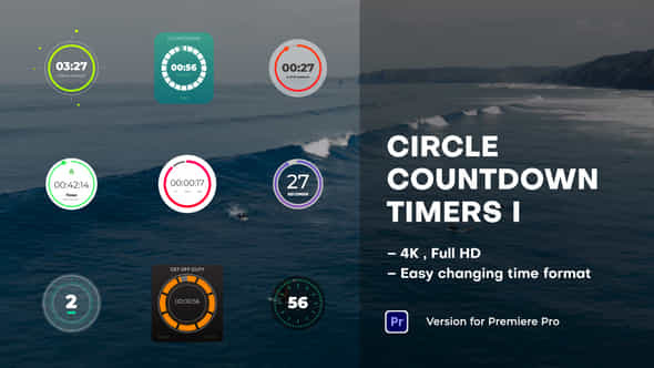 Circle Countdown Timers - VideoHive 39073933