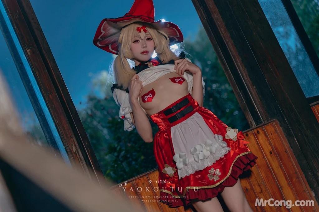 Coser@黏黏团子兔: 琪花星烛·可莉 可莉炸鱼舞 (66 photos )(27)