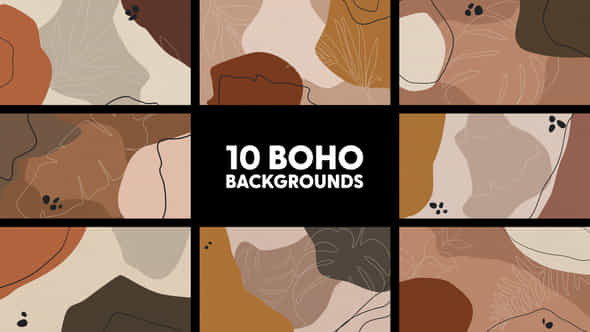 Boho Backgrounds - VideoHive 44440171