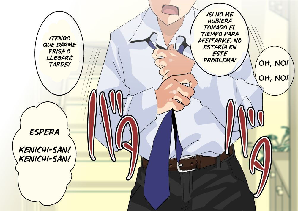 [Koubaitei] Teishu no Otouto ni Netorareta Wakazuma [Spanish]