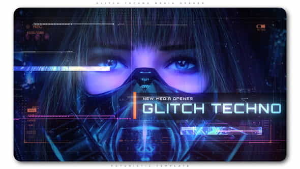 Glitch Techno Media Opener - VideoHive 22371310