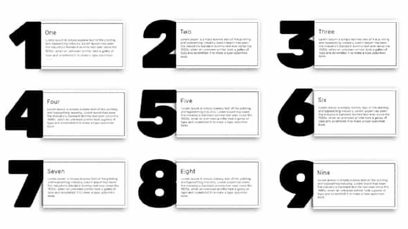 Infographic Numbers - VideoHive 52181746