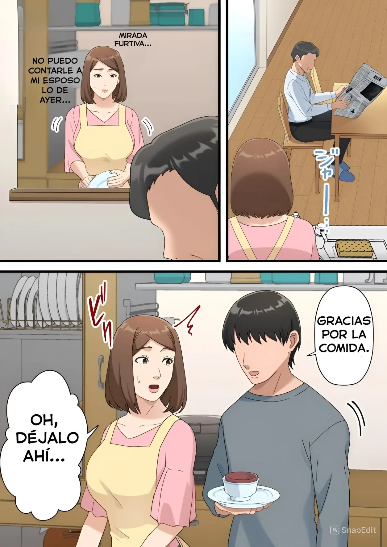 [Yuriko Club] Uchi no Musuko ga Uma sugite [Spanish] [WincestScans]