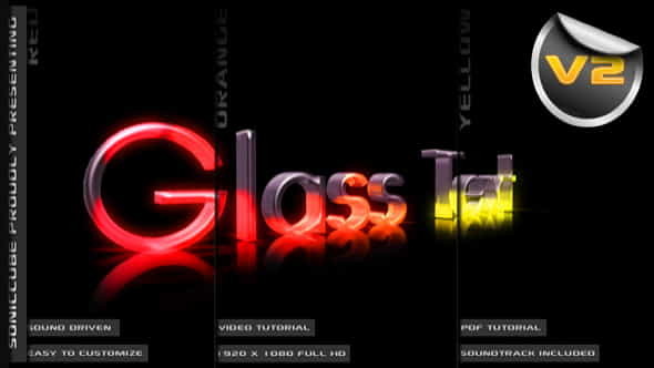 3D Crystal Glass Text - - VideoHive 147059