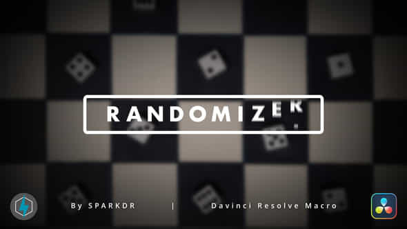 Randomizer Reveal Title Davinci Resolve Macro - VideoHive 46890792